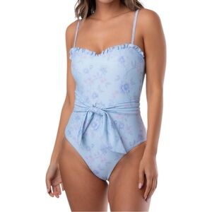 Ete Women’s‎ Olympia One-Piece Swimsuit Spring Floral  Sz M